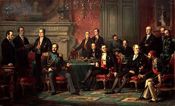 Source: https://en.wikipedia.org/wiki/Treaty_of_Paris_(1856)#/media/File:Edouard_Dubufe_Congr%C3%A8s_de_Paris.jpg